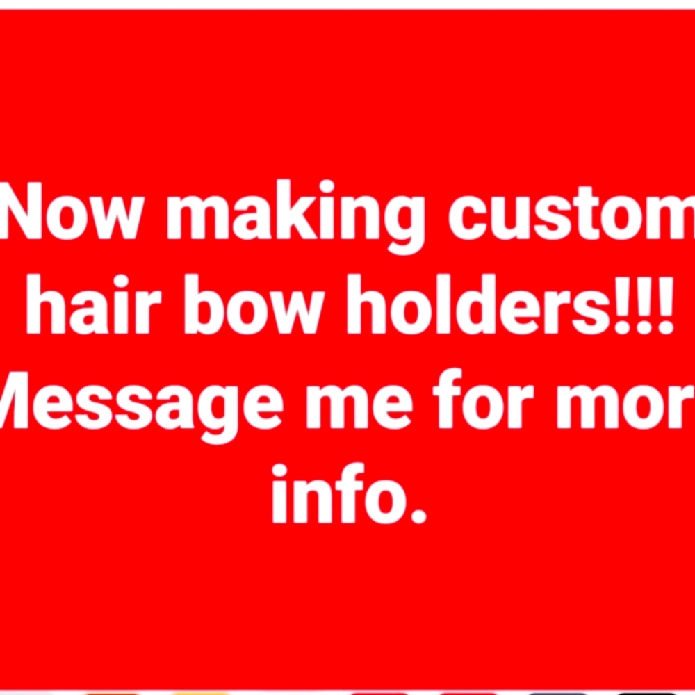 Custom bow holders